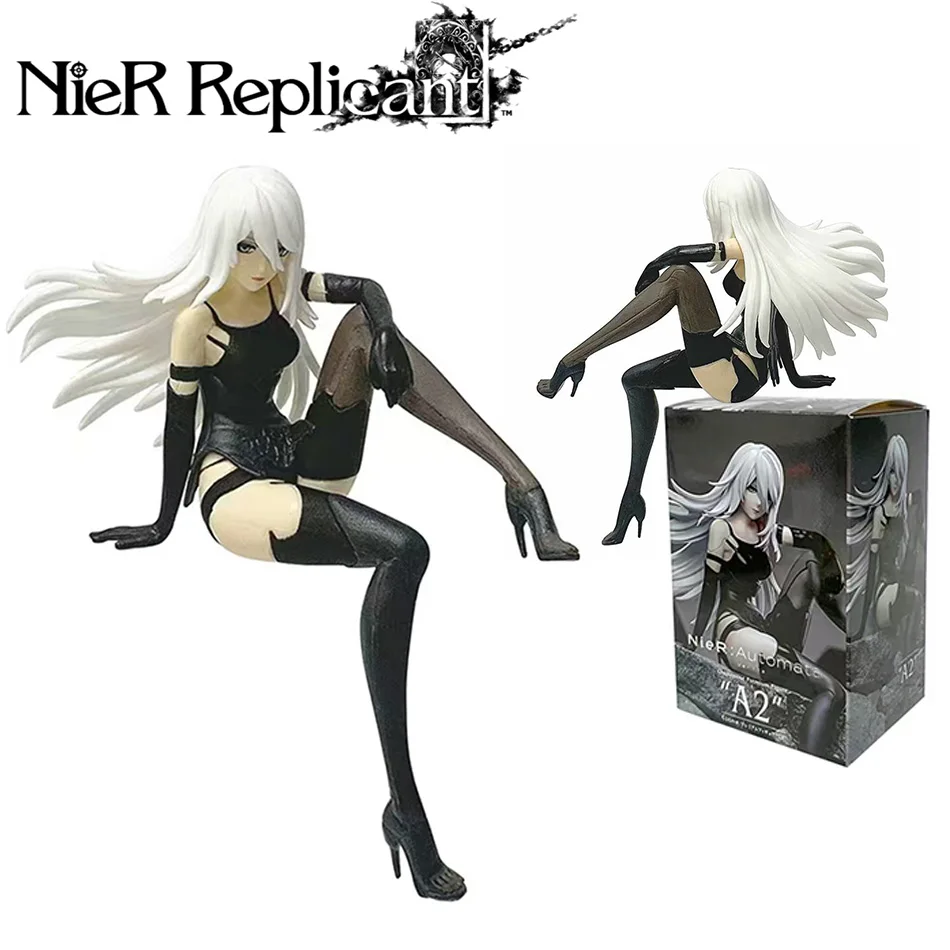 15 CM NieR: Automaten Yorha Type A2 PVC Anime Actiefiguren Model Collectie Ornament Anime Cartoon Model Speelgoed Gift