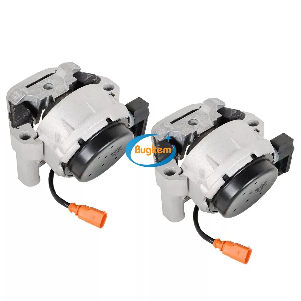 左右のエンジン取り付けブラケット,4g0199381nt,audi a6 a7 quattro 3.0l v6 a/t 2012-2018 4g0199381le 4g0199381le,2個