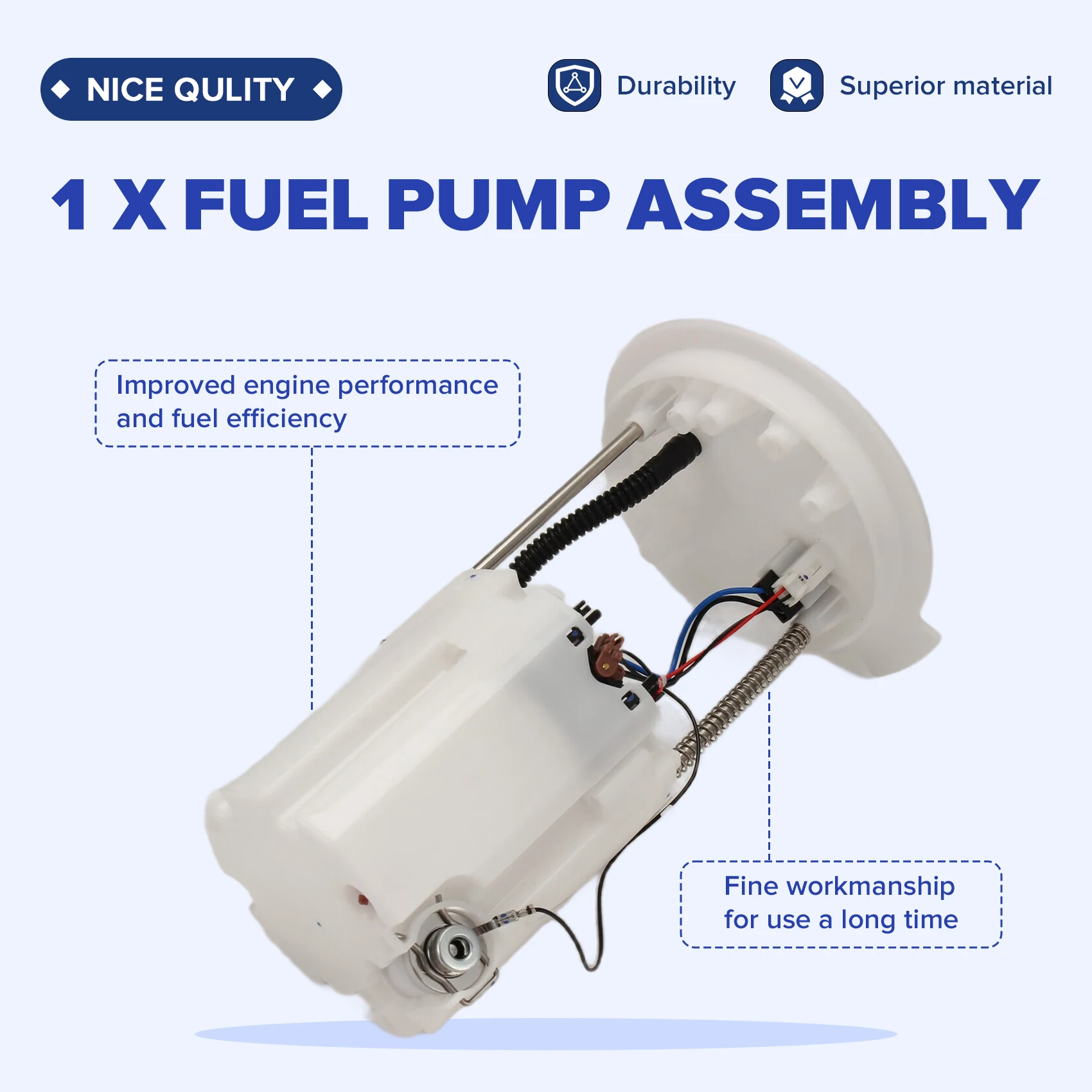 

ABQB-Топливный насос в сборе для электромобиля Changan CS95 2019-2022, номера деталей 1106100-AP40 S401118-0210
