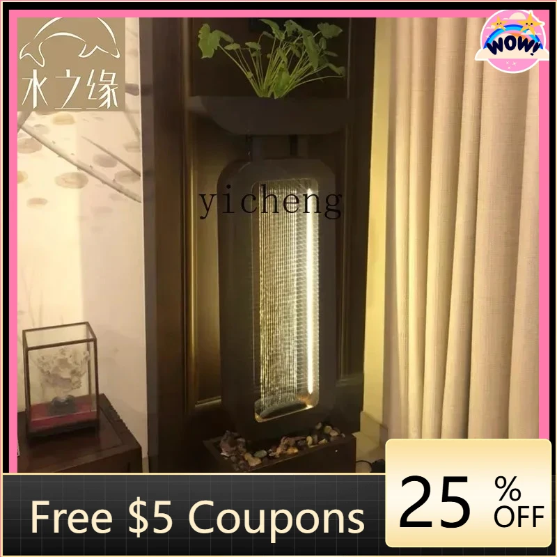 

AB украшение с проточной водой, функция воды в помещении, тянущая линия, дождевая занавеска, система воды в помещении, пейзаж, украшение для пола, фонтана