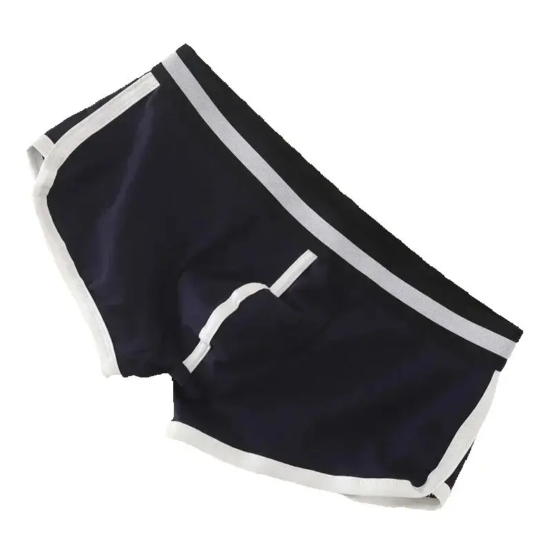

Men Trunks Breathable Arrow Shorts Bulge Pouch Boxer Color Block Slip Homme Knickers Underwear Boxers Home Underpants Man