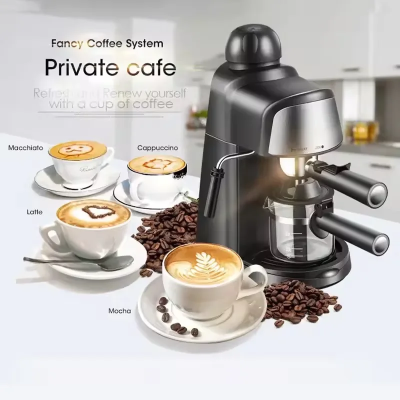 Electric Automatic Coffee Machine OEM Stainless Steel Cappuccino Machine Prices Espresso Coffee Machine and Cappuccino Latte