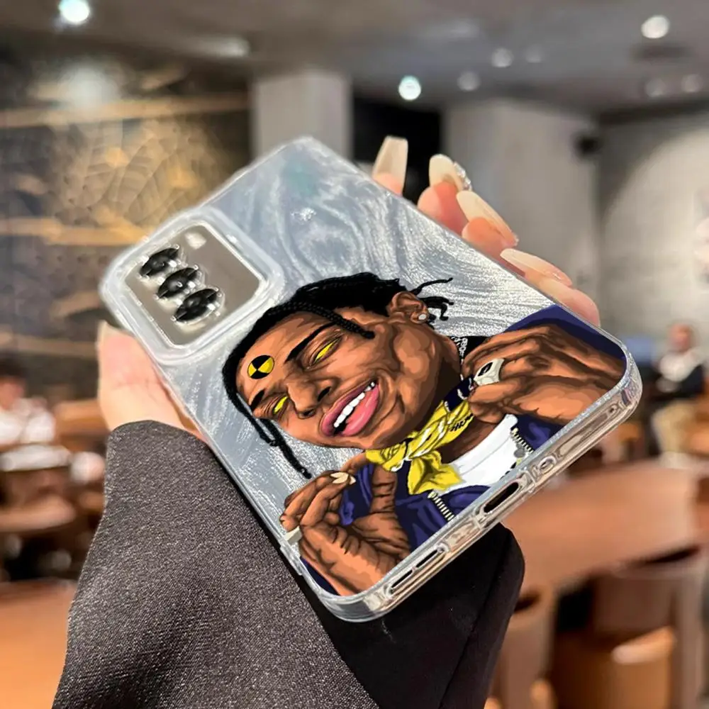 Mob Asap Rocky Rapper T-TESTINGs MINISO Phone Case Camlet Case For Samsung A10 20 05S S22 21 23 24 25 Ultra Plus5G S20 21 FE