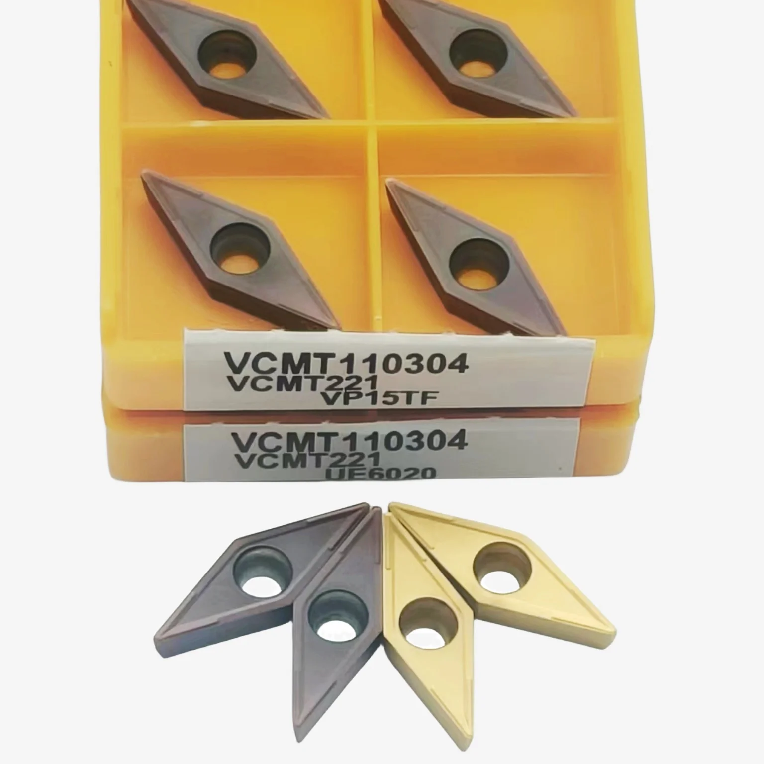 VCMT110304  VCMT221 VP15TF/UE6020 CNC tool stainless steel carbide turning tool CNC lathe tool