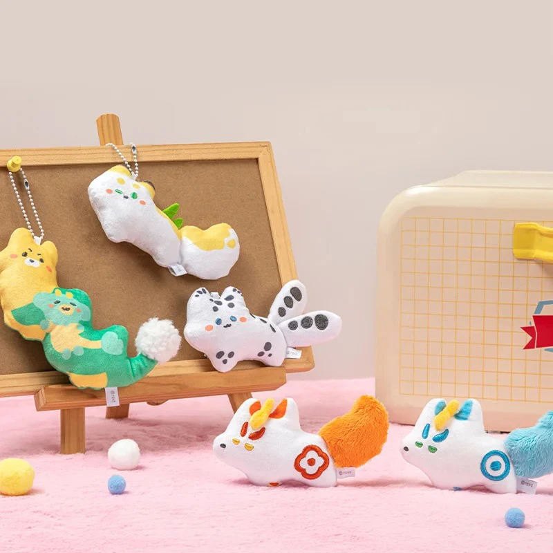 

Genuine Fabulous Beasts Cartoon Mini Plush Doll Toy Pendant Keychain Bag Accessories Anime Cosplay Original Gift