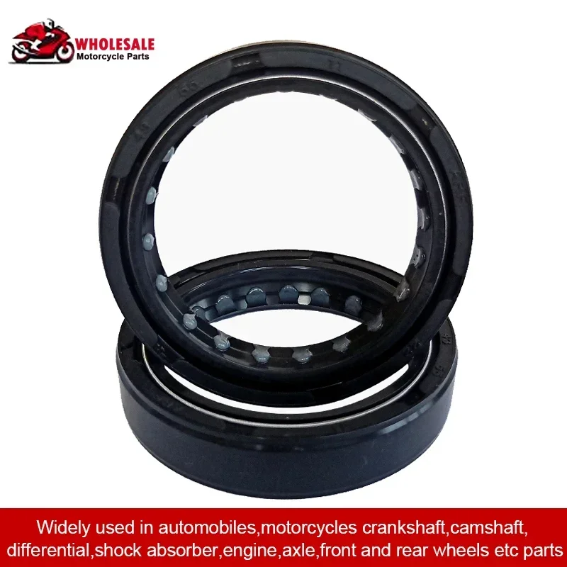 

2pc/4/8pc 43x55x11 43 55 Front Shock Fork Damper Shaft Oil Seal Dust Cover For BENELLI TNT502X TNT 502X TM MX85 Junior 2005 2006