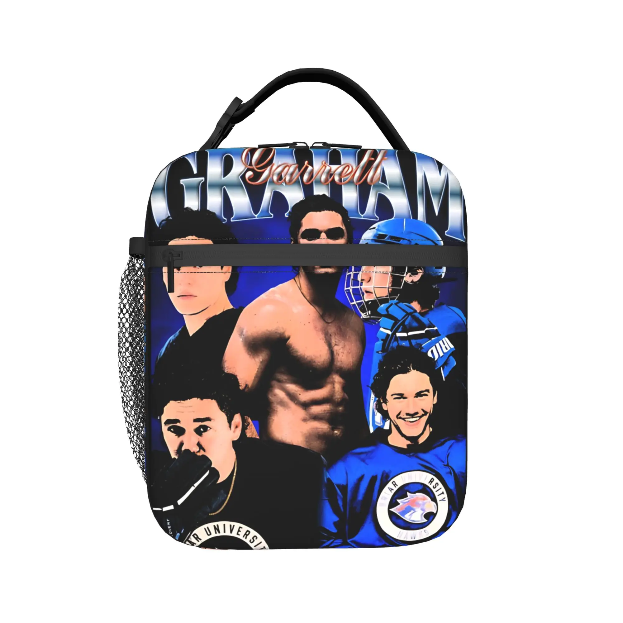 Garrett Graham Off Campus Insulated Lunch Bag High Capacity  Lunch Container Thermal Bag Tote Lunch Box Work  Outdoor Men Women