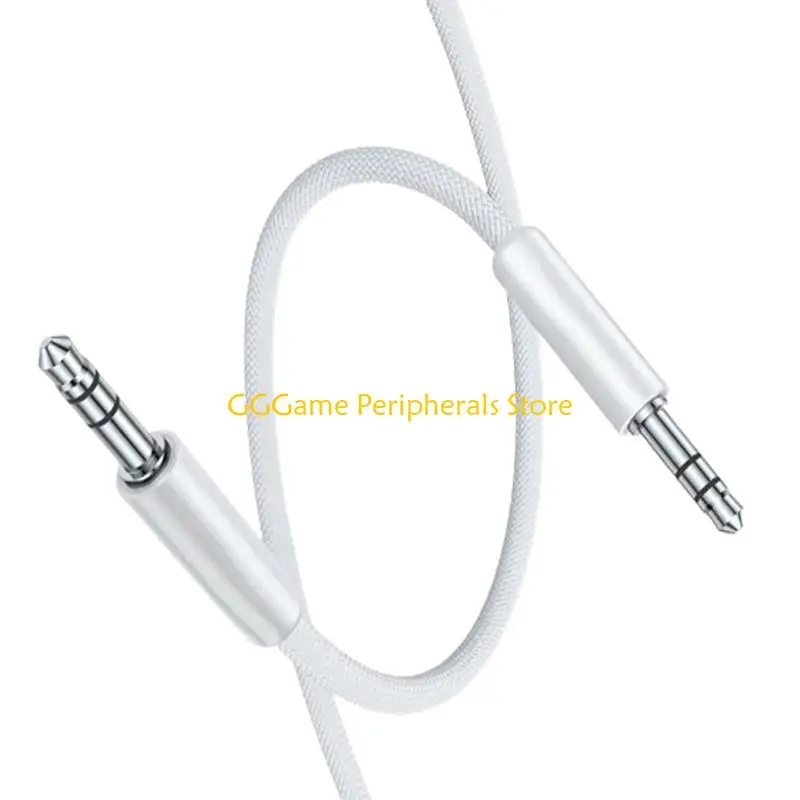 U55B 1.2m Full Length 3.5mm Stereo Sound Extension Cable Feature Braided Cover