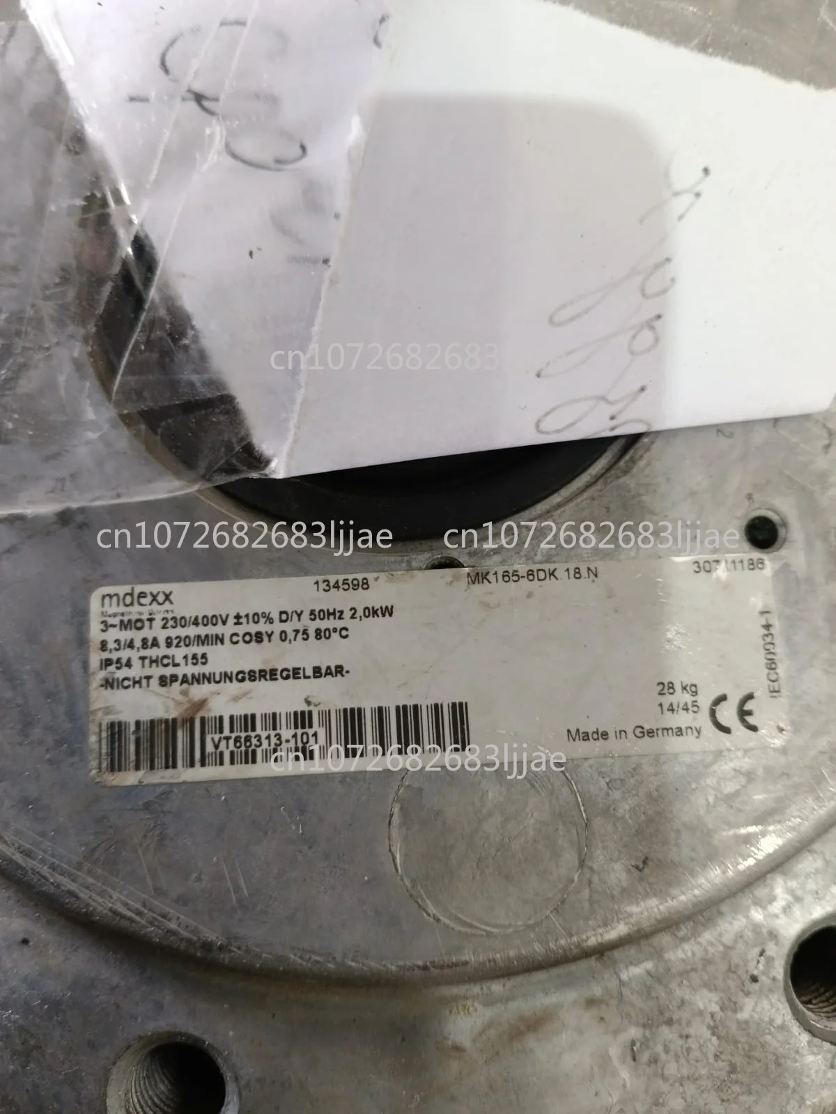 

MK165-6DK 18.N 2301400V ±10% D/Y 50Hz 2,0kW