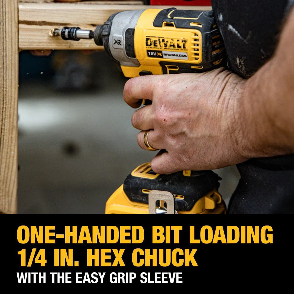 DEWALT DCF887 1/4in Brushless Cordless 3-Speed Impact Driver 18V Lithium Power Tools 3250RPM 3800IPM 205NM Bare Tool