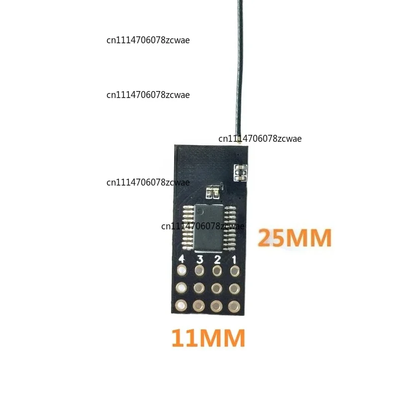 for FS-i6 FS-i6X FS-i6S FPV Drone Long Range Lightweight Replacement Flysky FS2A Mini Receiver 4CH AFHDS 2A PWM Output view 3