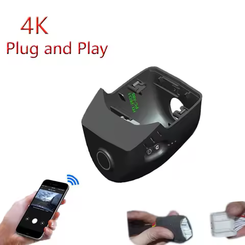 4K Plug and Play For Skoda Octavia Pro High Version 2021 2022 2023 Car Wifi DVR Video Recorder DashCam Black Box Full HD 2160P