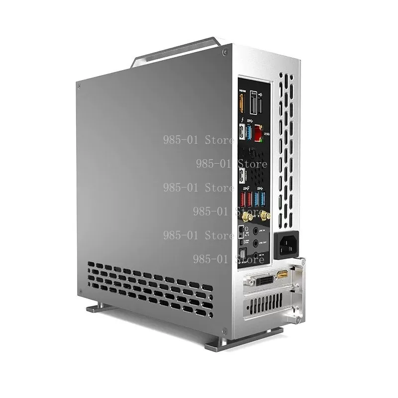 Mini A24-V5 2.0 ITX Chassis Dual-slot Single Display 1U Power Supply Double-sided Chamfer