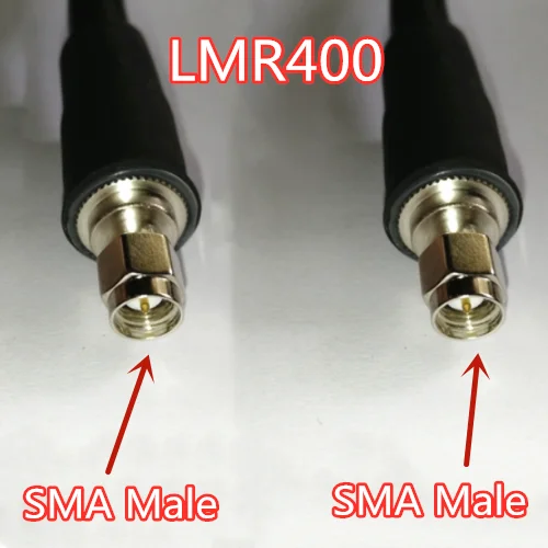 RP-SMAオス-同軸コネクタrf Pigtailアンテナケーブルlmr400ジャンパーケーブル