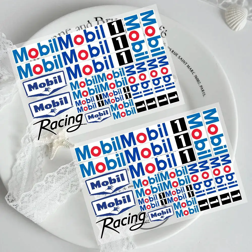 M-Mobil 1s Stickers Moto Sticker Auto Body Bumper Windows Motorcycle Laptop Walls Vinyl Decal Car Tuning Accessories