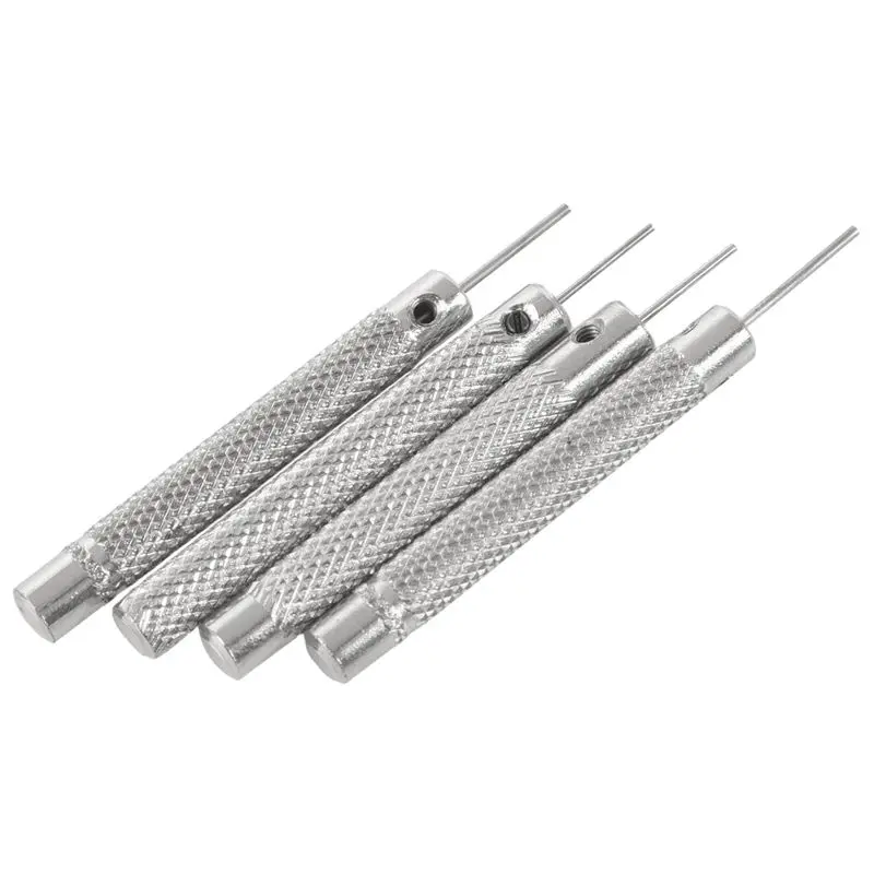 เครื่องมือถอดสลักนาฬิกา A95D-4Pcs ขนาด 0.7 มม./0.8 มม./0.9 มม./1.0 มม. สำหรับสายนาฬิกาข้อมือเหล็ก