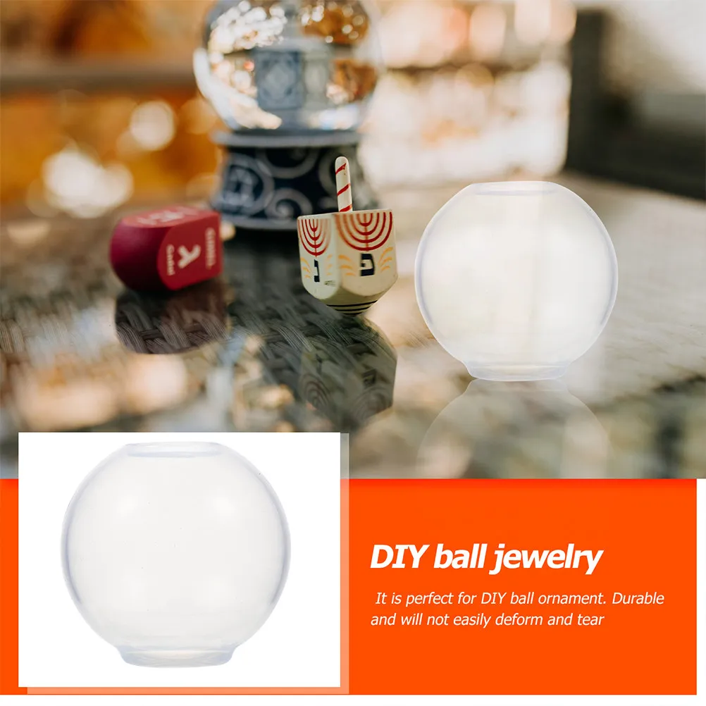 

Форма для литья в виде шара, аксессуар для рукоделия, высокопрозрачная, прочная, для эпоксидной смолы и мелких декоративных элементов, украшения для Рождества, свадеб и вечеринок