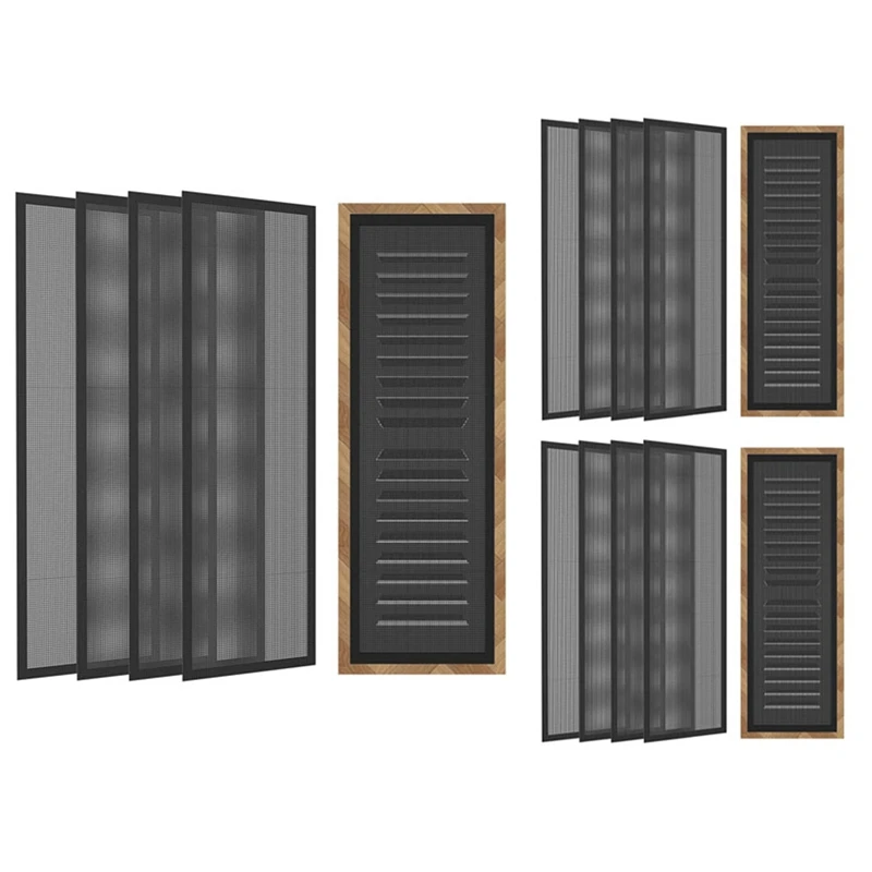 Cubiertas de registro magnético, cubiertas de ventilación de aire, cubiertas de ventilación de malla para el suelo del hogar, techo, captura de residuos, pelo, insecto