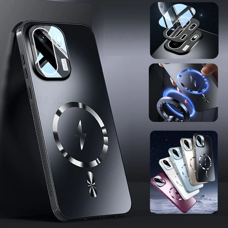 

For OnePlus Ace 6 5 Pro Cooling Heat Dissipation Magnetic Case For OnePlus 15 13R 13T 13 12 For Magsafe Wireless Charging Cover