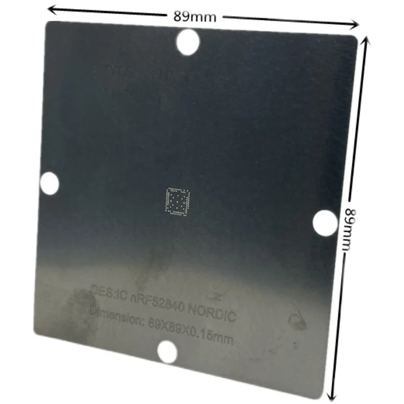 N-R-F52840 ball planting steel mesh aQFN73 ball planting tin mesh N-O-R-D-I-C ball planting plate N52833