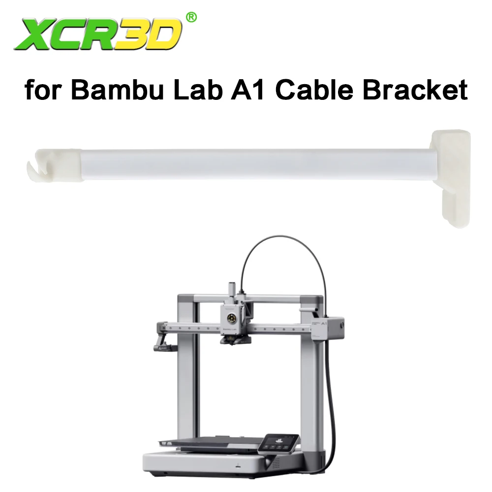 XCR3D for Bambu Lab A1 Upgrades Cable Management Chain Kit – Anti-Tangle Drag Chain for X/Y Axis Easy Install tools