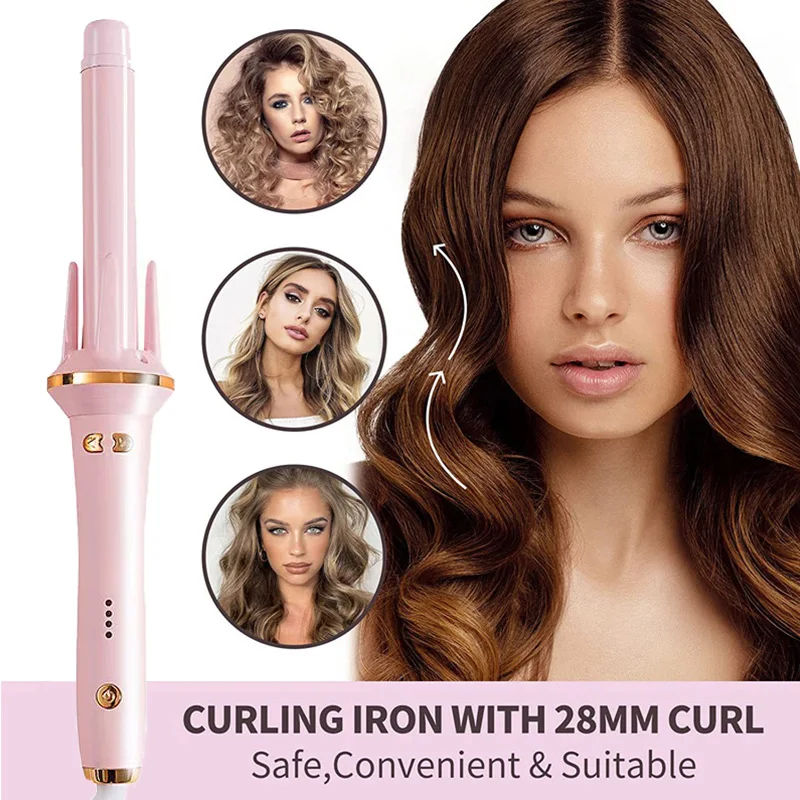 Fully Automatic Curling Stick For Lazy People With Curly Hair Negative Ion Perm Plarge Curls And Large Wave Curly Hair Stick