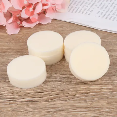 10 PCS 피부 친화적인 에어 쿠션 BB 크림 라이너 DIY 화장품을 위한 스폰지 라이너가 있는 매우 조밀한 슈퍼 탄성 필링 박스