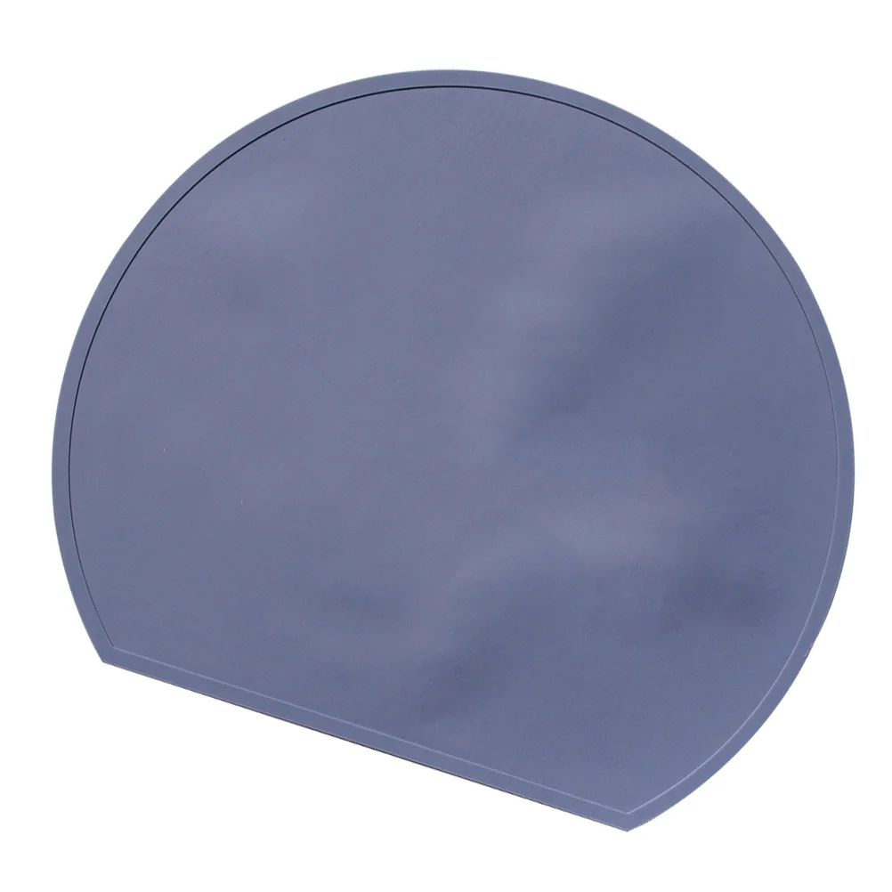 

1Pcs Silicone Placemat High Temperature Resistant Anti-Slip Tableware Mat Blue for Home Party Use Table Placemat