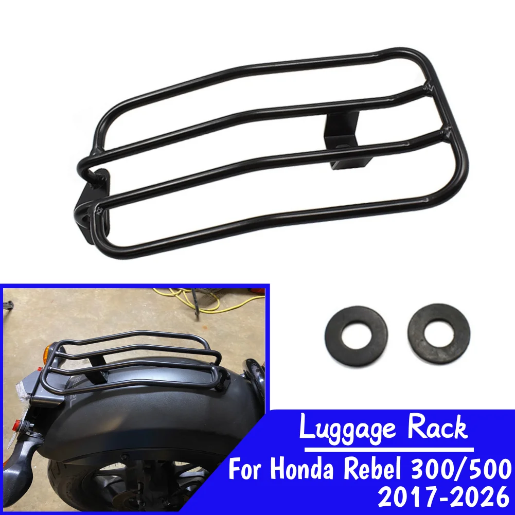 Motorcycle Luggage Rack For Honda Rebel CMX 500 300 2017-2026 CMX300 CMX500 Rear Fender Solo Carrier Support Holder Accessories