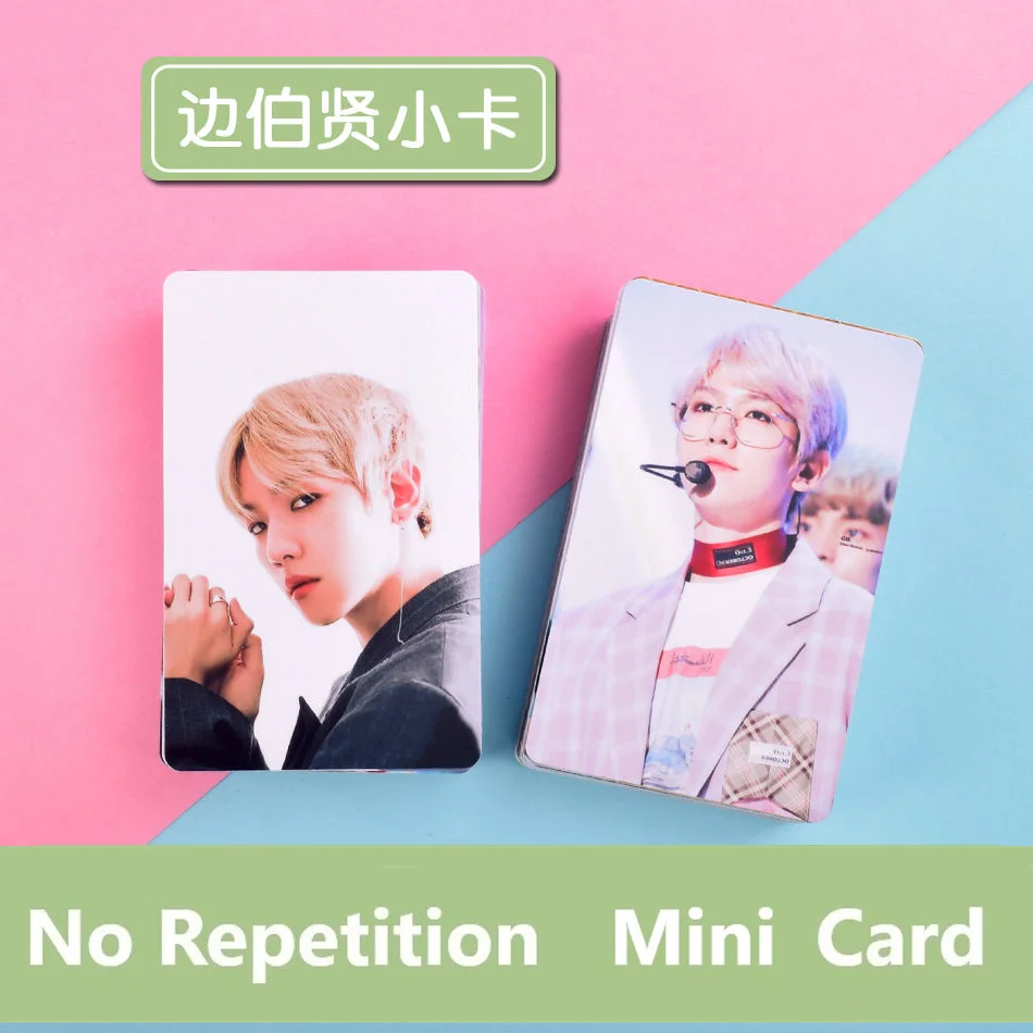 

Series2 No Repetition Baek-Hyun Byun BaekHyun Mini Card Wallet Lomo Card With Photo Album Fans Gift