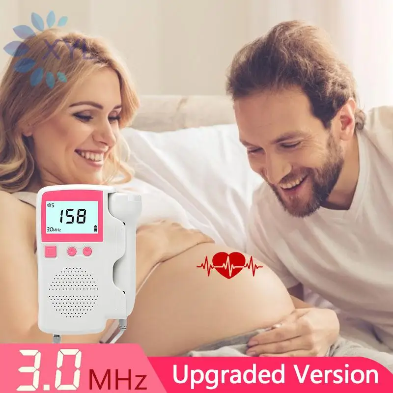 Monitor de Frequência Cardíaca Doppler para Bebês, Estetoscópio Doppler Fetal Portátil, Detector de Batimentos Cardíacos para Mulheres Grávidas