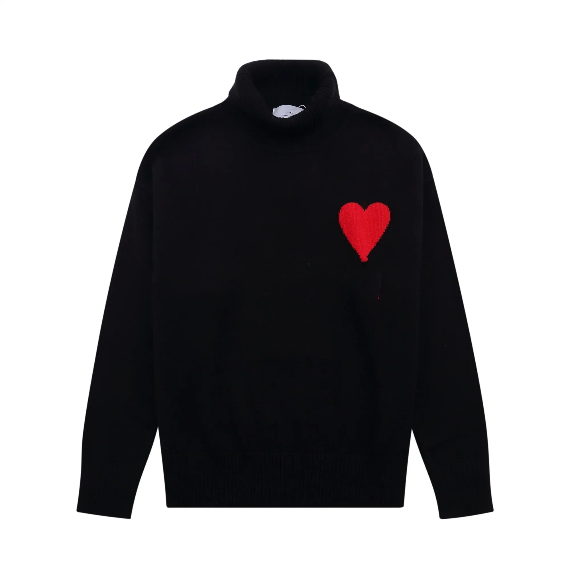 Autumn/Winter 2023 A Letter Heart Embroidered Pullover Men\'s Sweatshirt Loose Casual Pullover Women\'s And Men\'s Fashion Clothing