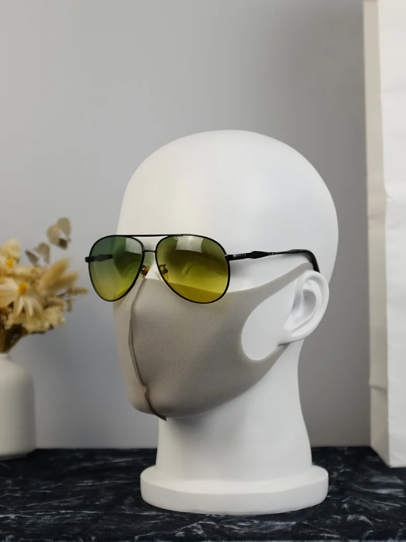 Plus Size Male Light Bald Mannequin Head Model for Wig Hat Sunglass Headset Display