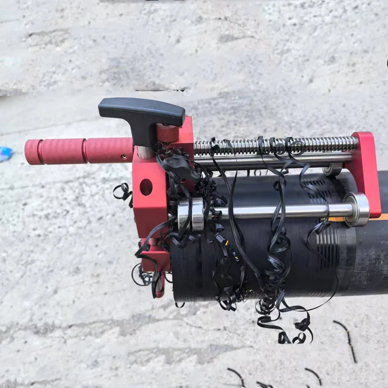 Rotary HDPE & Plastic Pipe Cutter Tool 63mm & 500mm Manual Scraper for Water & PPR Pipes Hand Tools