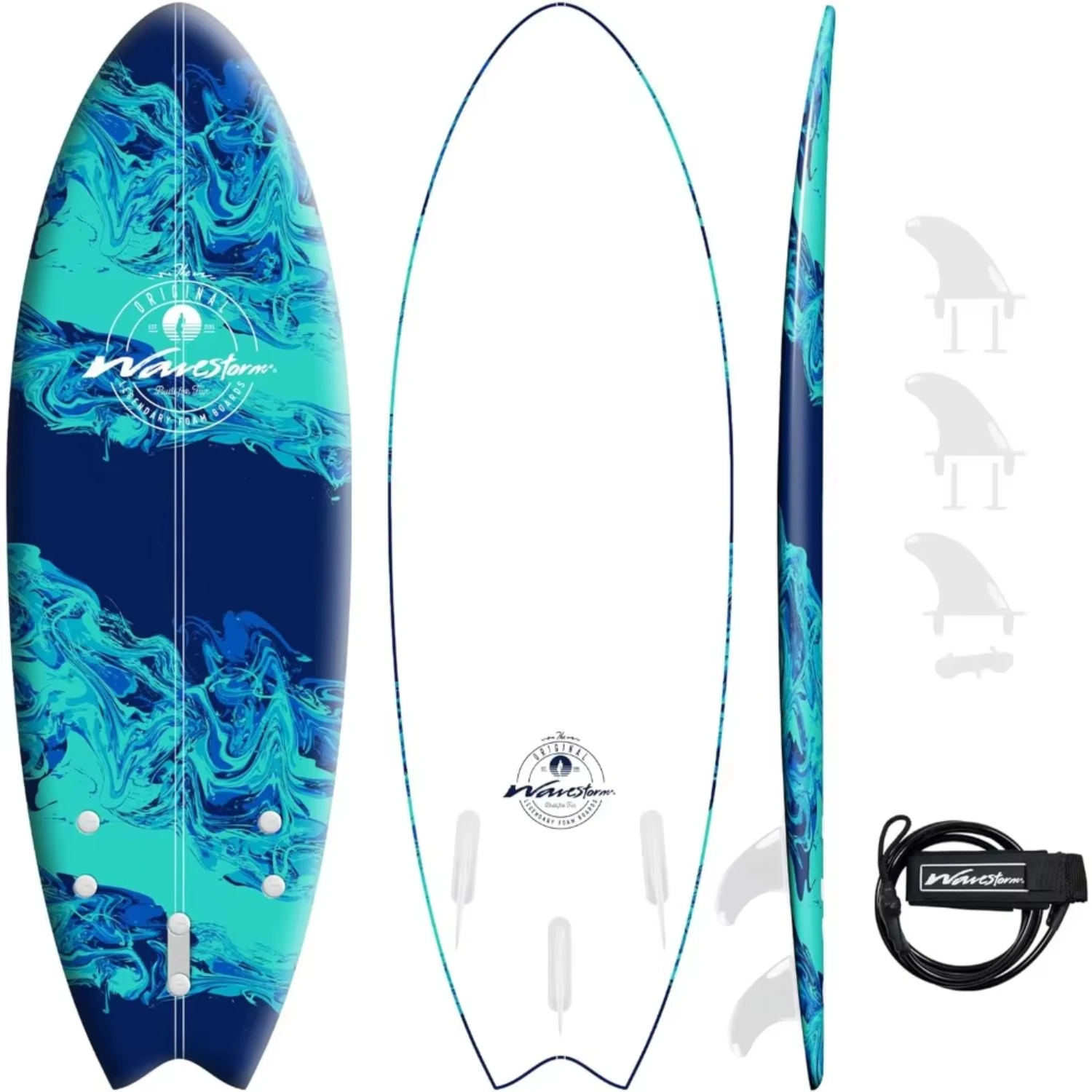 Inflatable  Board -Foam 5'6” Surfboard Surfboards and Paddleboards Wakeboard Stand  Paddle Board Padel Surf Swimming Water