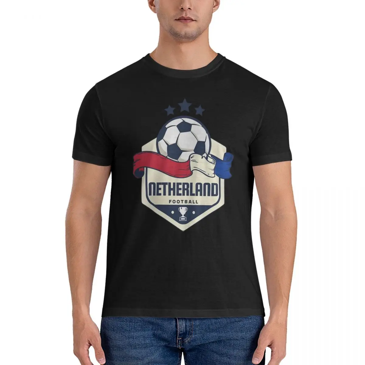 Football And Soccer Team Men T Shirts Netherland Amazing Tee Shirt Short Sleeve O Neck T-Shirts Pure Cotton Summer Clothing