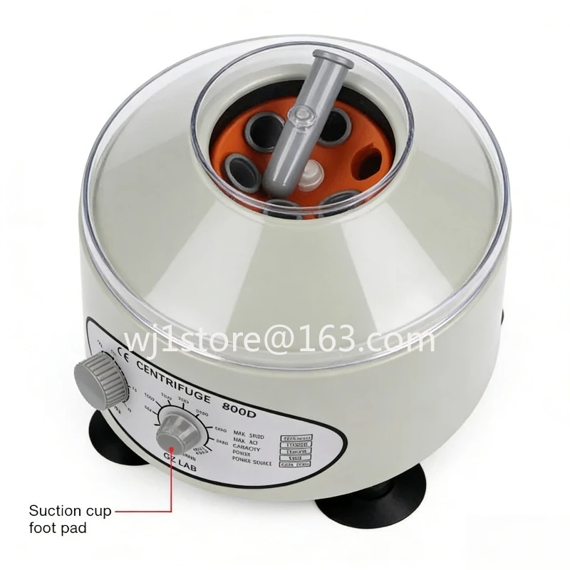 Centrifuge Low Speed 10ml * 6 ，Tubes Desktop Centrifuge with Timing Stable Table Centrifuge