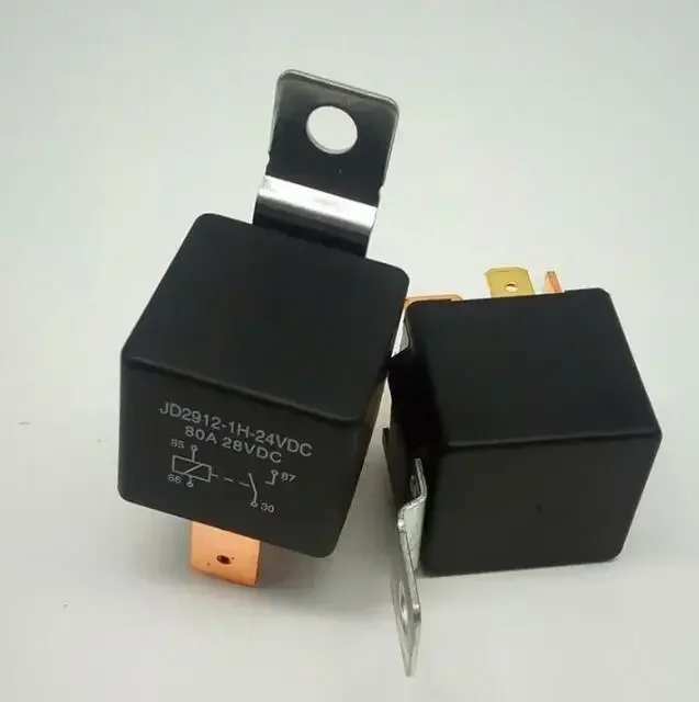 

car relay 4pin 5pin car reley 12-48VDC 80A automotive relay with iron mounting hole