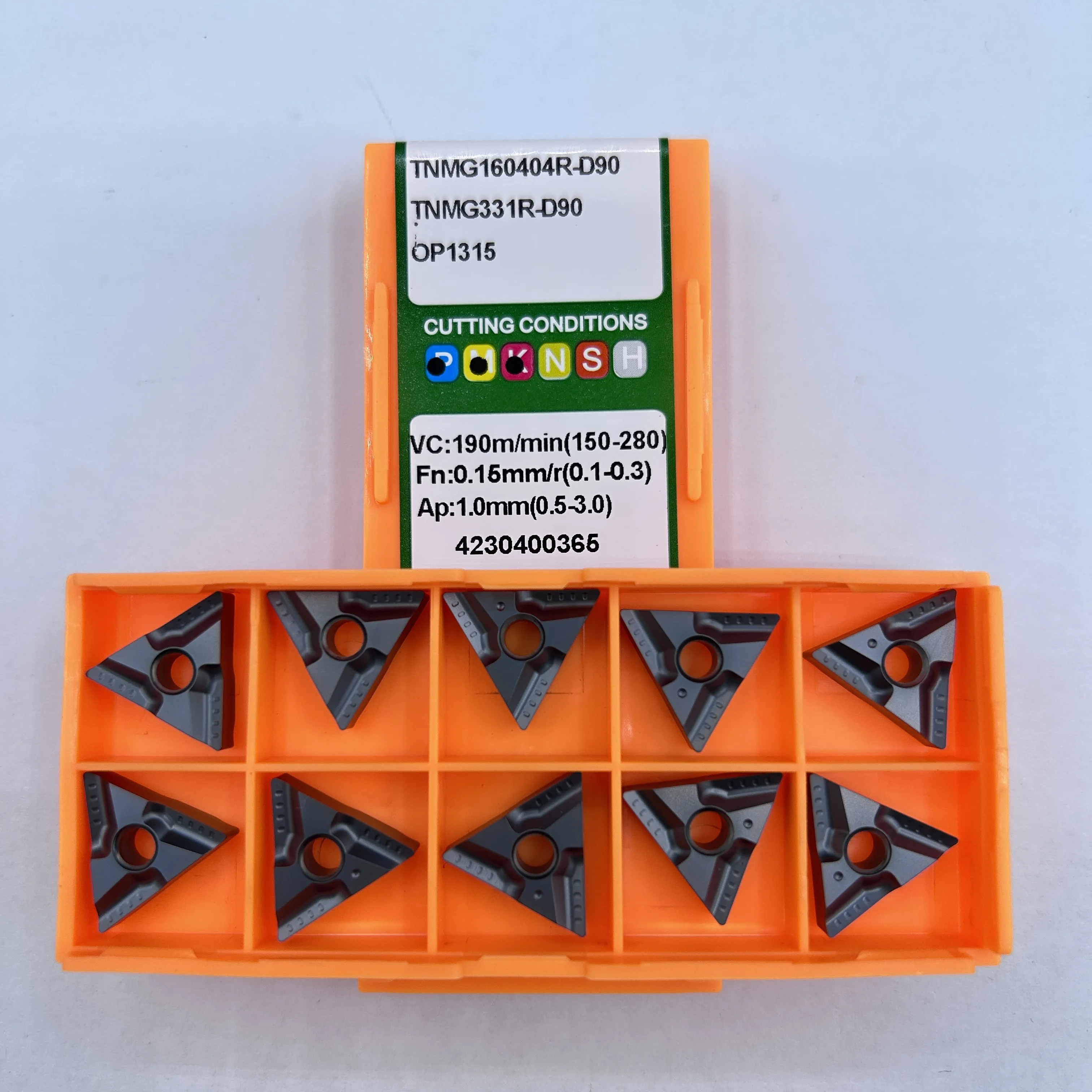 Imagem -02 - Inserções do Carboneto de Tnmg Tnmg160404l Tnmg160404r Tnmg160408l Tnmg160408r Op1215