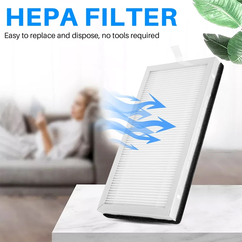 4 Pack Replacement Filters For Medify MA-15 Air Purifier, H13 True HEPA And Activated Carbon Filters,3 In 1 Pre-Filters