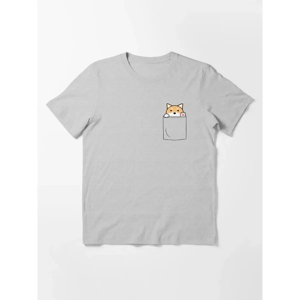 Men's Shiba Inu Cryptocurrency SHIB Cotton Men's Printed T-shirt