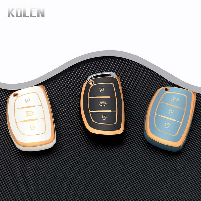 TPU Car Remote Key Case Cover Shell Fob For Hyundai Tucson Santa Fe Rena Sonata Elantra Creta Ix35 Ix45 I10 I30 I40 Accessories