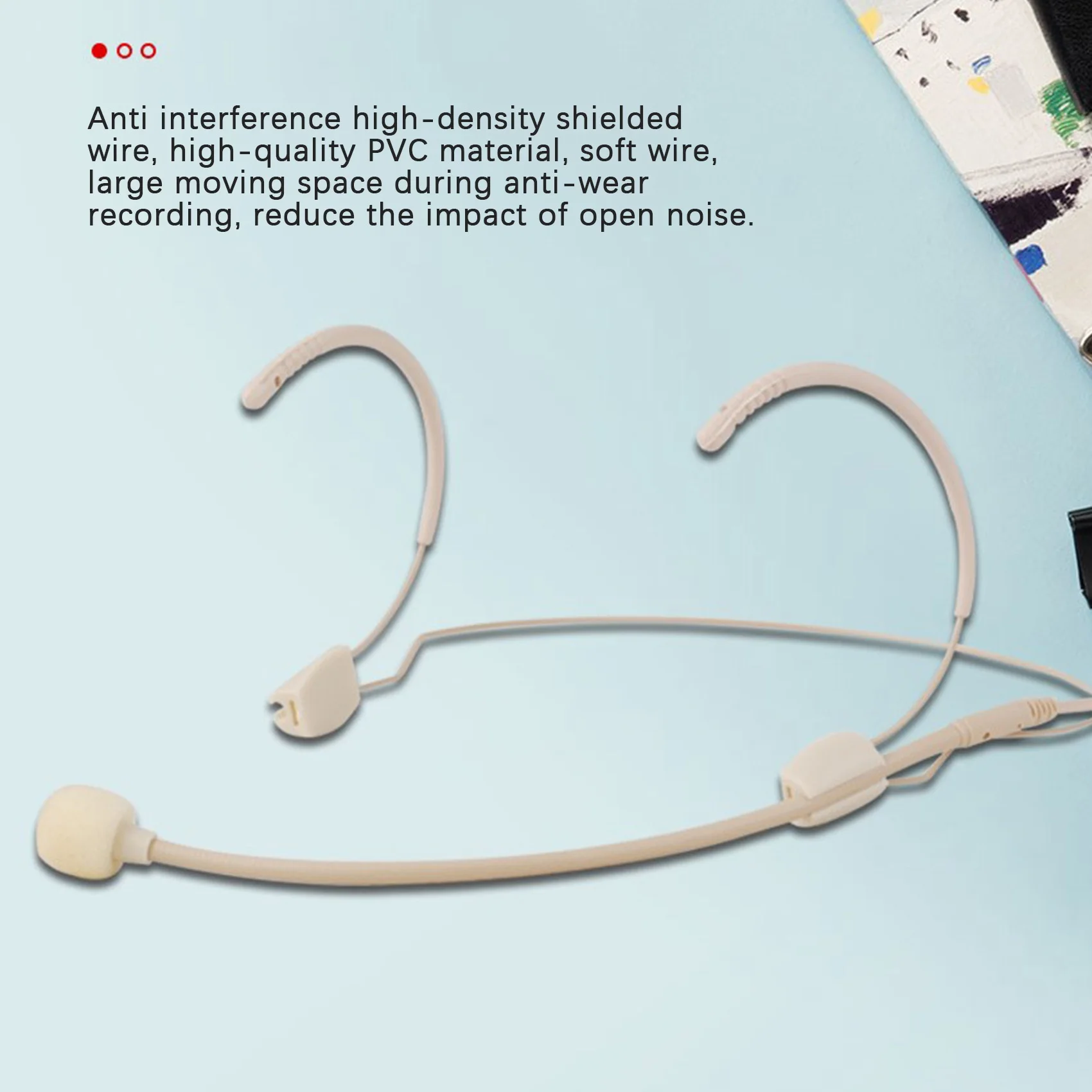 

Double Ear Hanging Omnidirectional Headset Microphone Condenser Headworn Headset Microphone 3.5Mm Jack TRS Locking Mic-Y41A
