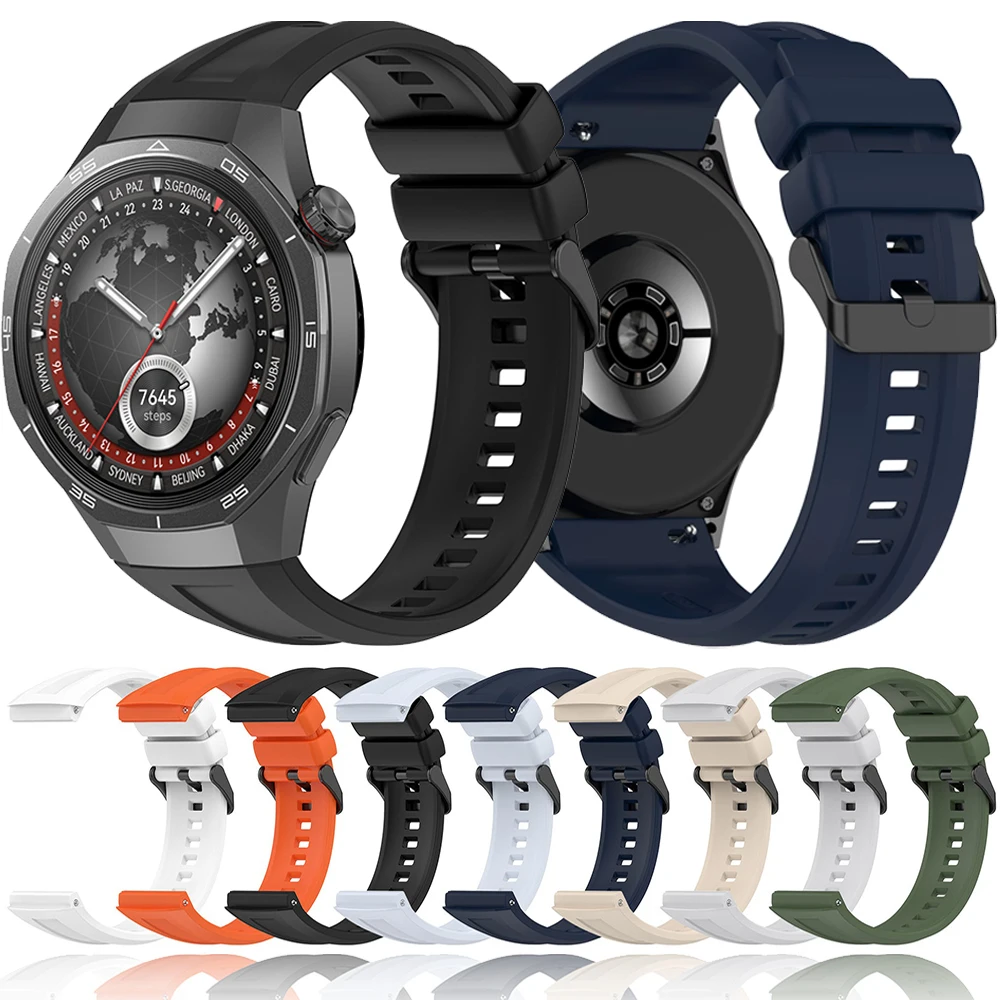 Official Special Silicone Strap For Huawei Watch GT5 Pro 46mm Sport Bracelet Watchband For Huawei Watch GT5 Pro 46MM Belt Correa