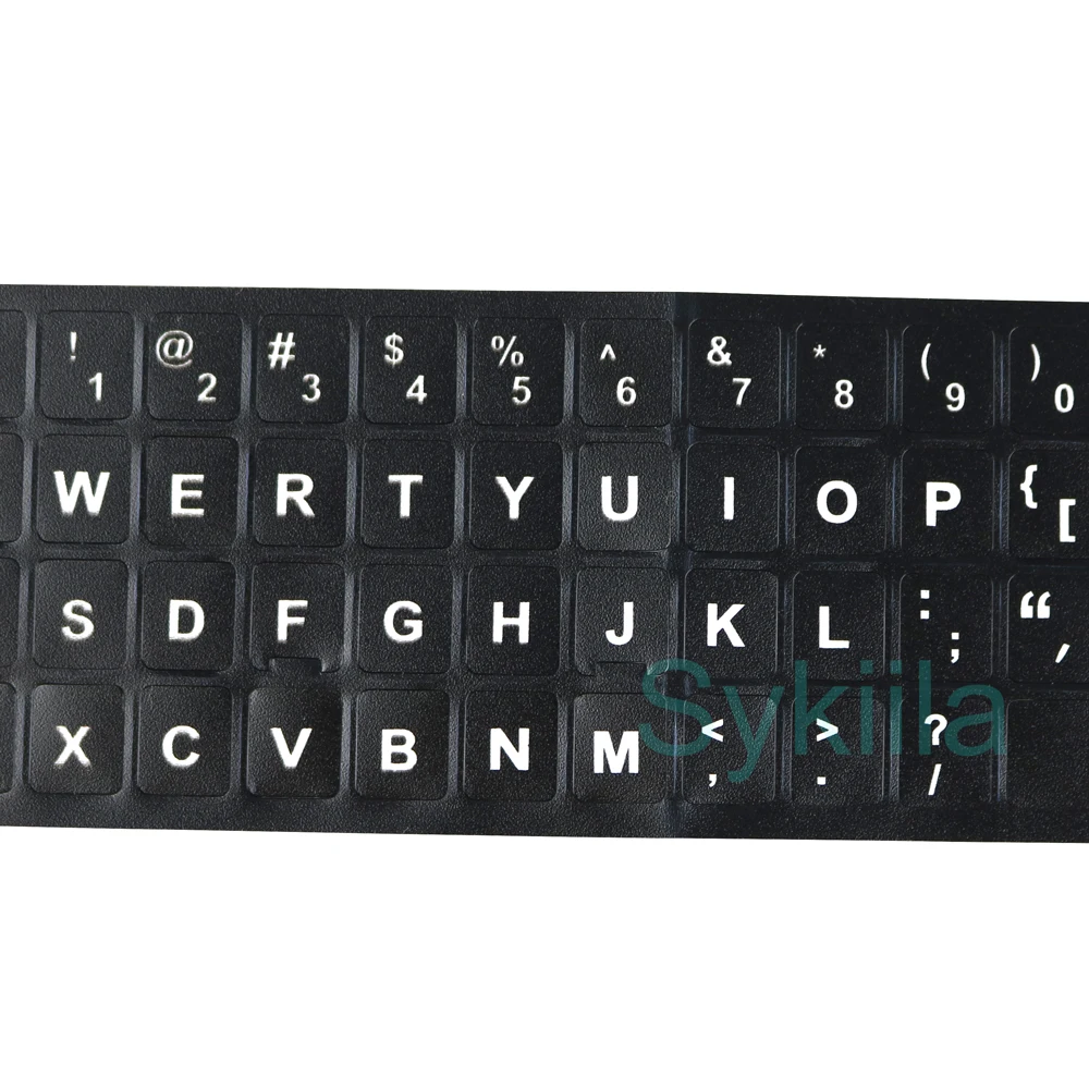ملصق مفتاح لوحة المفاتيح لأجهزة الكمبيوتر المحمول والكمبيوتر المحمول وملصق جلدي لسطح المكتب الروسية الكورية والعربية والتايلاندية واليابانية والإيطالية