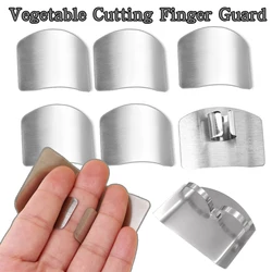 New Finger Hand Protector Stainless Steel Guard Knife Slice Shield Kitchen Tool Vegetable Cutting Hand Single Finger Protector
