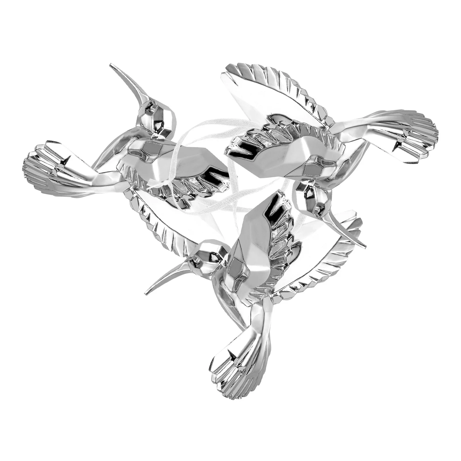 

3pcs Acrylic Bird Hanging Ornament Creative Flying Birds Shape Home Garden Wall Decor For Bedroom Ceiling Window Door Party