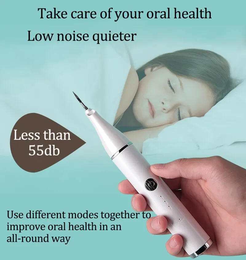 30W Camera Visible Ultrasonic Oral Irrigator Tooth Tartar Remover Dental Calculus Scaler with LED Light Water Flosser