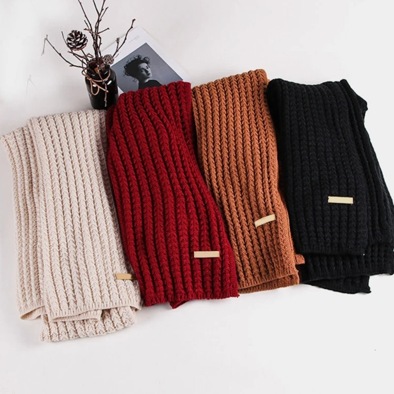 A2ES Comfortable Neck Wear Winter Autumn Warm Neck Scarf Shoulder Wrap for Daily Use