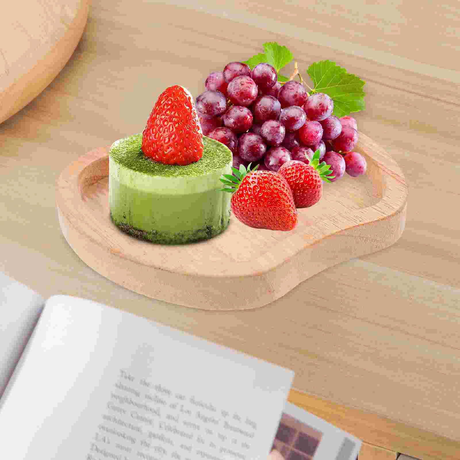 Serving Tray Fruit Snack Storage Plate Cartoon Apple Shaped Food Tray for snack tray food plate